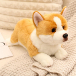 Simulatsioonikutsikas Corgi Pomeranian Nukk Palusm&auml;nguasi Husky Nukk Laste rahustav Muppet-nukk 40cm（0.3kg）