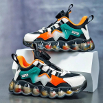 Laste tossud hingava p&ouml;&ouml;rleva nupuga hingavate poiste pehme p&otilde;hjaga vabaajajalatsid 21 must