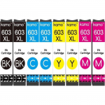 603 XL Pack de 8 Cartouches d'encre Compatible avec Epson 603 603XL Cartouche, pour Expression Home XP-2100 XP-2105 XP-3100 X[P131]