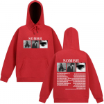 Sombr Merch Live 2025 Tuuri Huppar Mehed Naised Mood Pullover Pikkade varrukatega L&otilde;tv Vabaaja &Uuml;le suuruse Hip-hop Spordir&otilde;ivad Streetwear S