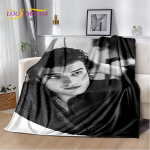 Joe Keery Steve Harrington Pehme Pl&uuml;&uuml;sist Tekk, Flanellist Tekk Visketekk Elutoa Magamistoa Voodi Diivani Pikniku Katteks Lastele 80x60in