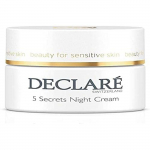 Cr&egrave;me de nuit - DECLARE - 5 Secrets - 50ml - Hypoallerg&eacute;nique - Tous types de peau