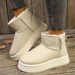 2024 Uued Talvised Naiste Lumesaapad Zapatos Br&auml;ndidisain L&uuml;hike Pl&uuml;&uuml;s Soojad Madalad Pahkluusaapad Paksutallalised Libisemiskindlad Naiste L&uuml;hikesed Saapad 35