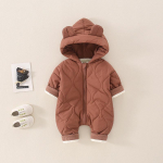 S&uuml;gis/Talv Beebi Jumpsuit: Paks puuvillane vasts&uuml;ndinu roomamis&uuml;likond 73 cm telliskivipunane v&auml;rv