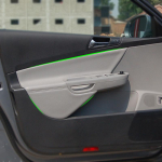 Auto siseukse paneeli k&auml;etoe mikrokiudnahast katteviimistlus VW Passat B6 2006 2007 2008 2009 jaoks Front pair