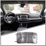 For Toyota Highlander 2015-2022 aluminum foil Silver Car Front Windshield Thermal Curtain Shading Sunscreen Car h&otilde;be