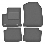 Dywaniki samochodowe welurowe grafitowe do: Peugeot 208 II Elektro hatchback (2019-)