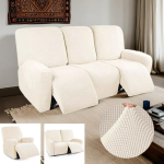 1/2/3-kohalised tugitooldiivanikatted elutuppa Veniv žakardist pestavad tugitoolide kattep&otilde;hjad diivanikate Kaitseb m&ouml;&ouml;blit 1 Seater(4pcs) white