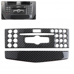 Auto keskkonsooli kliimaseade CD-paneeli katte trimm Mercedes Benz C-klassi W204 C200 C260 C300 C180 2007-10 s&uuml;sinikkiust jaoks A