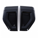 ABS Carbon Fiber/Matte black Car Front Fender Side Air Vent Cover Trim For Ford Maverick -2024 Shark Gills Side Vent Sticker must