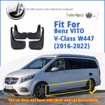 Eesmised ja tagumised poritiivad Mercedes Benz Vito V-klass W447 2016- jaoks Pritsmekaitsmed Poritiib Porikaitse Fender Autotarvikud 4 tk must