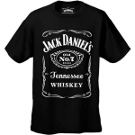 Jack Daniel's ametlik _Classic Label_ meeste T-s&auml;rk #66 (Suur) [Kehakate] S mitmev&auml;rviline