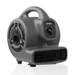 P&otilde;randa puhur XPOWER P-80A Mighty Air Mover koos pistikupesadega, Vaipade kuivati, P&otilde;randakuivati 3 kiirust, 4nurkne kuivatusasend 29.2x23.6x31.2 must