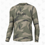 HUK V&auml;li UV-kaitsega kapuutsiga kalastuspluus - Piimasiidist p&auml;ikesekaitse, avar l&otilde;ige. XXXL