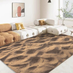 15 suurust 3D liivak&otilde;rbe simulatsiooni taustavaip vaip elutuppa vannitoamatt magamistoamatt kodu kaunistus v&auml;limatt 80x140cm (31x55in) beige