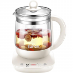 Supor 1.5L elektriline klaasist tervislik veekeetja CN pistikuga (adapter kaasas)