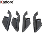 For Toyota Camry 70 2018 -  Carbon Fiber Car ide Inner Door Handle Bowl Cover Trim Interior Accessories Carbon Fiber Style gray