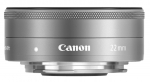 Canon F2 STM H&otilde;bedane Objektiiv Peeglita Kaameratele EF-M22mm Lainurk &Uuml;he Fookusega (EF-M222STMSL)