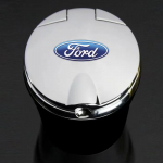 Uus 2026 Auto Kleebis 2025 Kuum Auto Tuhkkupp koos LED-valgustusega Autole Suitsuvaba Joogihoidja Fords 2 3 4 5 MK 2 6 7 Ranger Fiesta Kuga jaoks must