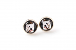 West Highland White Terrier, Westie, Westy - earrings your photo handmade, own photo, jewelry from the Art.-Dog brand h&otilde;be