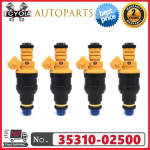 4pcs/lot Fuel injectors 35310-02500 9250930023 For Hyundai Atos MX 0.8L 1.0L L4 2001-2003