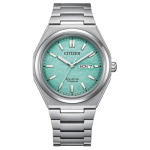 CITIZEN AW0130 85M 100m Veekindel Valgusj&otilde;ul t&ouml;&ouml;tav Kvartsliikumisega Titaanrihmaga K&auml;ekell 39,5mm AW0130-85M Navy Blue Watch Dial