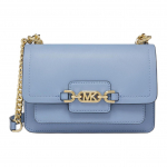 Michael Kors MK Helehall &Uuml;hev&auml;rviline V&auml;rske Kettrihm N&ouml;&ouml;pkinnitusega Klapp Nahast &Otilde;lakott Crossbody Kott Naiste &otilde;lakott 32S2G7HC0L-FRENCHBLUE Basic Set (Bag+Dust Bag)