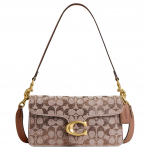 Coach Tabby 26 Kristalllogo Jacquard Klassikaline disain Naturaalse tekstuuriga Nappa nahast &Otilde;lakott Keskmine Naiste &otilde;lakott Seene CDZ34-B4MS Basic Set (Bag+Dust Bag)