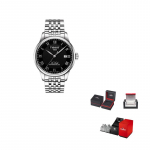 Tissot Le Locle kollektsioon Automaatne mehaaniline liikumine Meeste kellad Kell 39,3 mm Must sihverplaat T006.407.11.053.00 Black Dial