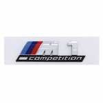 BMW auto tagumise pagasiruumi embleemi kleebis M1 M2 M3 M4 M5 M6 M7 M8 Competition Embleem H&otilde;bedane ABS-embleemi modifikatsioon