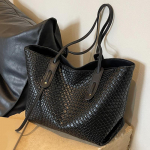 Naiste &uuml;hev&auml;rviline multifunktsionaalne k&auml;ekott, minimalistlik naiste &otilde;lakott, kerge igap&auml;evaseks kontorit&ouml;&ouml;ks m&otilde;eldud k&auml;ekott (30cm<Max Length<50cm) must