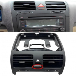 1 tk auto kliimaseadme &otilde;huava rest &uuml;hilduv VW Golf 5 GTI R32 Rabbit 2004-2009 Jetta A5 MK5 GLI 2006-2011 jaoks(Keskel-auguga) Middle-with Hole
