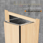 Vaikselt kokkup&ouml;&ouml;rduv uksehing puidust ja liugustele magamistubades ja vannitubades. Left Open - 304 Stainless Steel