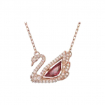 Swarovski Tantsiv Luik 125. aastap&auml;eva v&auml;ljaanne Sulamist Kaelakee Naiste kaelakee Roosa-Kuld 5614123 Box (Random Color and Style)