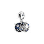 Pandora Star Wars Leia Printsess Topelt Ripatsiga V&otilde;lu Naiste V&otilde;lu H&otilde;be 799251C01 Silver