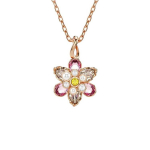 Swarovski Idyllia Lille Ripatsiga Kaelakee Naiste kaelakee Roosa-Kuld 5722102 Box (Random Color)