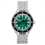 Doxa SUB 200 Sea Emerald Roostevabast terasest Roheline sihverplaat Automaatne Sukeldujakell 799.10.131.10 200M Meeste kell Lisarihmaga