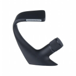 Vannitoa valamusegistid Must segisti kuuma ja k&uuml;lma vee segisti &uuml;he auguga kraanaplaadile paigaldatud kraanikauss, kroom viimistletud must