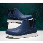 Kummikud Meeste Kummikud Moodsad Pahkluusaapad &Uuml;mara ninaga Platvormsaapad V&auml;litingimustes Libisemiskindlad Pealepandavad Vihmakingad Meestele Kalasaapad 39