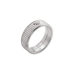 Emporio Armani Letter Logo Kaunistatud Roostevabast Terasest Metallr&otilde;ngas Meeste s&otilde;rmused H&otilde;bedane EGS2988040 F,Silver