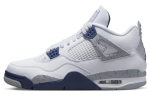 Air Jordan 4 Retro 'Midnight Navy' DH6927-140 45 gray