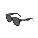 Dior Signature S7F T&auml;hekaunistusega Ruudukujulised P&auml;ikeseprillid Naiste p&auml;ikeseprillid Must DIORSIGNATURE-S7F-10A0 Basic Packaging-Eyeglass Case+Box