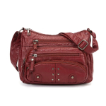 Uued Pehmest Nahast Naiste Kotid Mitmekihiliste Taskutega Crossbody &Otilde;lakotid Klassikalised Luksuslikud K&auml;ekotid Daamidele ja T&uuml;drukutele hall