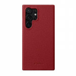Melkco Ehtsa Nahast &Uuml;mbris Samsung S26 Ultra Galaxy S25 Edge S24 Plus S23 S22 S21 Note 20 Ultra jaoks Mikrokiudist Sisemine K&otilde;va Kate S25Edge punane