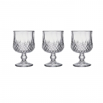 6.2oz/5.5oz/7.9oz/5.3oz Luksuslik teemantmustriga punase veini klaas L&auml;bipaistev kokteiliklaas Premium &scaron;ampanjaklaas Baariklaasid 3pcs