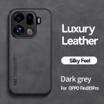 EUCAGR Luksuslik PU Nahast Magnetiline P&otilde;rutuskindel Tagakate OPPO Find X9 Pro X9Pro jaoks Metallplaadiga Telefonikarp OPPO Find X9 jaoks For OPPO Find X9 must