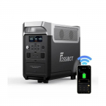 3840Wh 3600W LiFePO4 Elektrijaam, FOSSiBOT F3600PRO Kaasaskantav P&auml;ikeseenergia Elektrigeneraator, Kodu V&auml;litingimustes, 1,8H Kiirlaadimine must