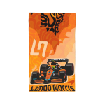 Landon Norris LN4 pehme n&auml;opr&auml;tik kiiresti kuivav basseinivann puuvillased r&auml;tikud imavad W100*H180(CM) orange