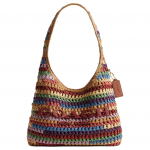 Coach Brooklyn 28 Kootud Disain Magnetiline Kinnitus P&otilde;hk ja Vasikanahk Hobo Kott Naiste Hobo Kott Mitmev&auml;rviline CDZ39-B4L38 Basic Set (Bag+Dust Bag)
