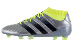 Adidas Ace 16.1 Primeknit Fg 'Silver Metallic Sonic Yellow' S76469 39⅓